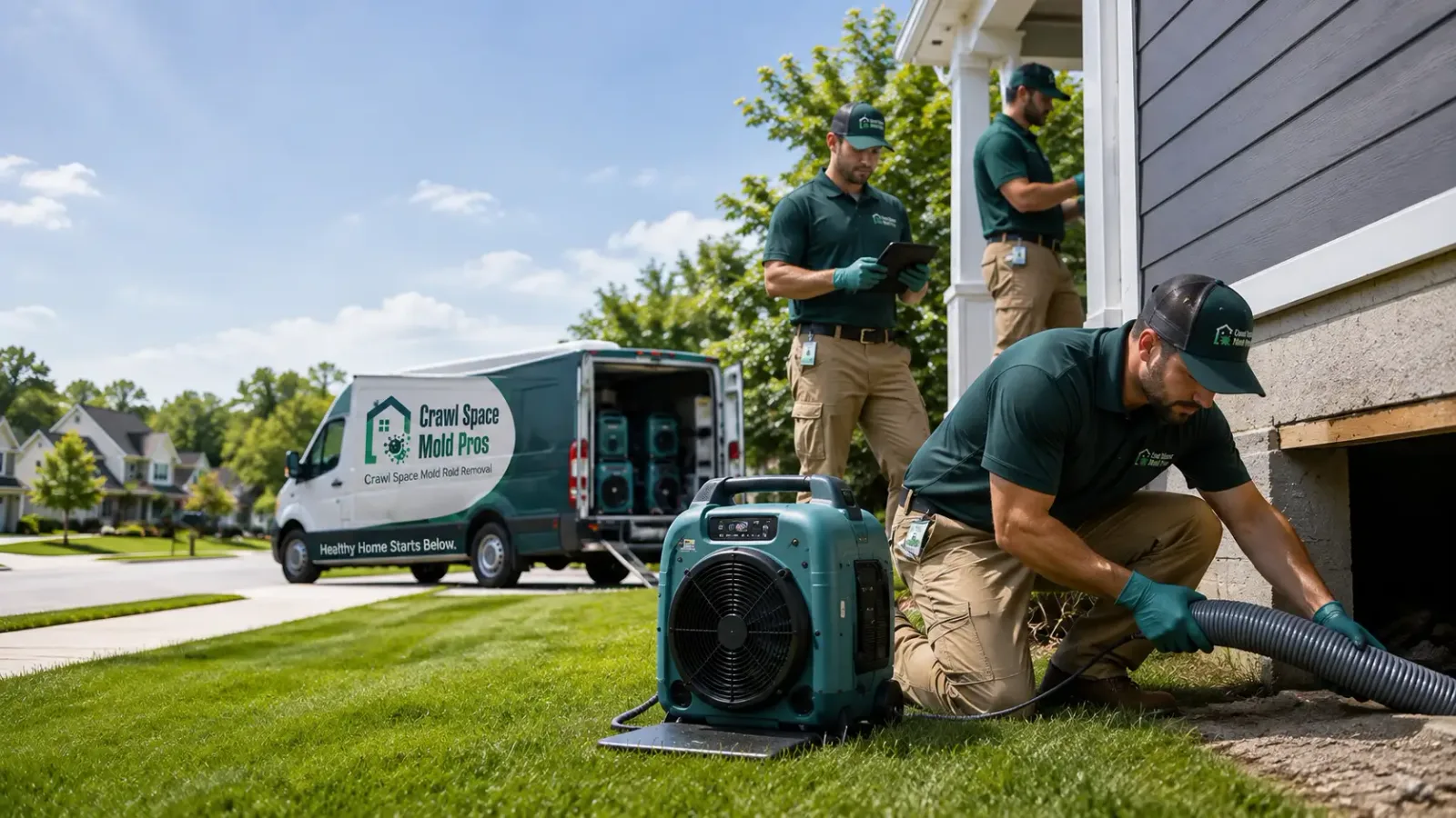Crawl Space Mold Removal in Richville, MN